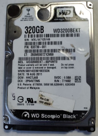 Жорсткі диски Жесткие диски ^/--/^ Ноутбучний жорсткий диск 2.5 SATA WDC WD /--/ 3200 /--/ BEKT-60 /--/ PVMT /--/ 0 320.0 GB ^_^^^ Ноутбучный жесткий диск 2.5 SATA WDC WD /--/ 3200 /--/ BEKT-60 /--/ PVMT /--/ 0 320.0 GB - фото фото фото