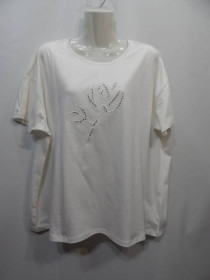 Футболки Футболки ^/--/^ ФУТБОЛКА женская трикотажная UKR 54 р.(XL) 150 /--/ фж (только в указанном размере, только 1 шт) ^_^^^ ФУТБОЛКА жіноча трикотажна UKR 54 р. (XL) 150 /--/ фж (тільки в зазначеному розмірі, тільки 1 шт) - фото фото фото