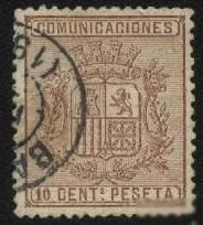 Іспанія Испания ^/--/^ Испания 1874  г. № 144 гашеная ^_^^^ Іспанія 1874 р. No 144 гашена - фото фото фото