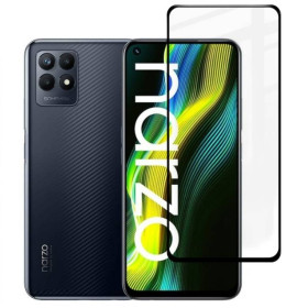 Чохли, бампера Чехлы, бампера ^/--/^ Захисне скло Fiji Premium для Realme Narzo 50 (RMX /--/ 3286) повне проклеювання Anti-Static чорний ^_^^^ Защитное стекло Fiji Premium для Realme Narzo 50 (RMX /--/ 3286) полное проклеивание Anti-Static черный - фото фото фото