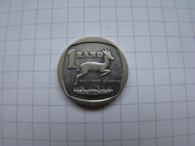 ПАР ЮАР ^/--/^ 1 ранд Южно-Африканской Республики  (ЮАР) 1999 г. ^_^^^ 1 ранд Південно-Африканської Республіки (ПАР) 1999 - фото фото фото