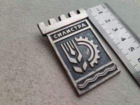 Інше Другое ^/--/^ Большой Знак, герб Силистра, Болгария, посеребреный, тяжелый ^_^^^ Великий Знак, герб Силістра, Болгарія, посріблений, важкий (200 /--/ грн) Цілий, дуже рідкісний - фото фото фото