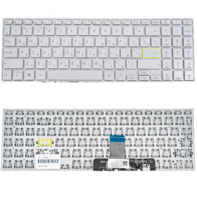 Клавіатури Клавиатуры ^/--/^ Клавиатура для ноутбука ASUS (X /--/ 521 series) rus, silver, без фрейма ^_^^^ Клавіатура для ноутбука ASUS (X /--/ 521 series) rus, silver, без фрейму - фото фото фото