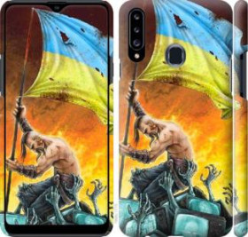 Чохли, бампера Чехлы, бампера ^/--/^ Чехол на Samsung Galaxy A /--/ 20 /--/ s A /--/ 207 /--/ F Сильна Україна 1966 /--/ m-1775 - фото фото фото