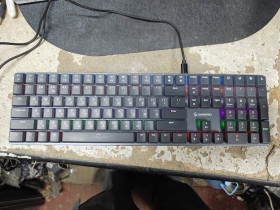 Клавіатури Клавиатуры ^/--/^ Игровая клавиатура с подсветкой RGB GamePro MK /--/ 145 /--/ R Swich Low Profile USB № 26070513/1 ^_^^^ Ігрова клавіатура з підсвічуванням RGB GamePro MK /--/ 145 /--/ R Swich Low Profile USB No 26070513/1 - фото фото фото