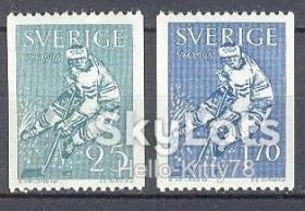 Скандинавія Скандинавия ^/--/^ Швеция 1963 спорт Mi 502 /--/ С-503 /--/ С MNH ^_^^^ Швеція 1963 спорт Mi 502 /--/ С-503 /--/ С MNH - фото фото фото