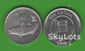 Ісландія Исландия ^/--/^ 1 крона Исландия 2011 ^_^^^ 1 крона Ісландії 2011 - фото фото фото