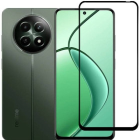 Чохли, бампера Чехлы, бампера ^/--/^ Захисне скло Fiji Premium для Realme 12 5 /--/ G (RMX /--/ 3999) повне проклеювання Anti-Static чорний ^_^^^ Защитное стекло Fiji Premium для Realme 12 5 /--/ G (RMX /--/ 3999) полное проклеивание Anti-Static черный - фото фото фото