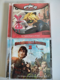 Музичні диски Музыкальные диски ^/--/^ Аудіодиски німецькою мовою Miraculous / Як приборкати дракона 2 CD ^_^^^ Аудиодиски на немецком языке Miraculous / Как приручить дракона 2 CD - фото фото фото