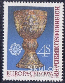 Австрія Австрия ^/--/^ Австрия 1976 Европа CEPT искусство Mi 1516 MNH ^_^^^ Австрія 1976 Європа CEPT мистецтво Mi 1516 MNH - фото фото фото