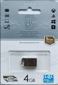 USB флешнакопичувачі USB флешнакопители ^/--/^ USB флеш накопичувач T G TG /--/ 105 4 /--/ GB сріблястий     (20154) ^_^^^ USB флэш накопитель T G TG /--/ 105 4 /--/ GB серебристый (20154) - фото фото фото