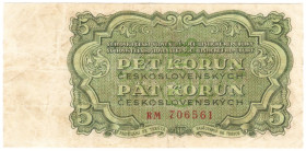 Чехословаччина Чехословакия ^/--/^ Чехословакия 5 крон 1961 RM  (н /--/ 20) ^_^^^ Чехословаччина 5 крон 1961 RM (н /--/ 20) - фото фото фото