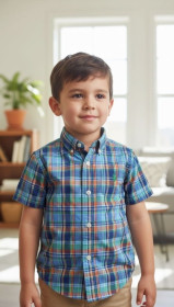 Блузки, сорочки Блузки, рубашки ^/--/^ Літня сорочка в клітку Ralph Lauren на хлопчика 2 роки ^_^^^ Летняя рубашка в клетке Ralph Lauren на мальчика 2 года - фото фото фото