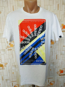 Футболки, майки Футболки, майки ^/--/^ Футболка біла ADIDAS унісекс коттон p-p L ^_^^^ Футболка белая ADIDAS унисекс коттон p-p L - фото фото фото