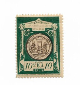 До  року До  года ^/--/^ Пошта УКД 10 Берестейська унія Рим Італія Україна 1946 ^_^^^ Почта УКД 10 Брестская уния Рим Италия Украина 1946 - фото фото фото