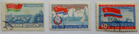 СРСР - СССР - ^/--/^ СССР 1960 Литовская, Латвийская и Эстонская республики, гашеные ^_^^^ СРСР 1960 Литовська, Латвійська і Естонська республіки, гашені - фото фото фото