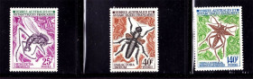 Фауна Фауна ^/--/^ Фауна ТААФ / TAAF 1972 г  MNH - насекомые ^_^^^ NM ТААФ / TAAF 1972 MNH - комахи - фото фото фото
