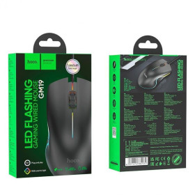 Миші Мыши ^/--/^ Комп&amp;apos;ютерна провідна миша HOCO GM /--/ 19 Enjoy gaming luminous wired mouse Чорна ^_^^^ Компьютерная ведущая мышь HOCO GM /--/ 19 Enjoy gaming luminous wire... - фото фото фото