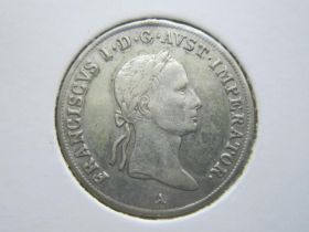 Австрія Австрия ^/--/^ монета 20 крейцеров Австрия 1831 А серебро ^_^^^ монета 20 крейцерів Австрія 1831 А срібло - фото фото фото