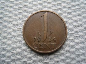 Нідерланди Нидерланды ^/--/^ Нидерланды 1 цент 1954 года #362 ^_^^^ Нідерланди 1 цент 1954 року #362 - фото фото фото