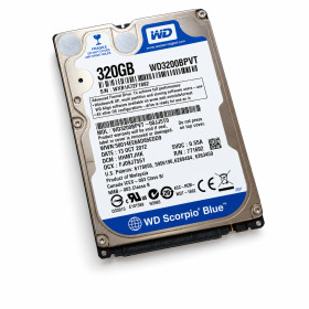 Жорсткі диски Жесткие диски ^/--/^ HDD диск 2.5 SATA 320 /--/ GB Western Digital WD /--/ 3200 /--/ BPVT 5400 8 /--/ MB s_n 1417_1892 - фото фото фото