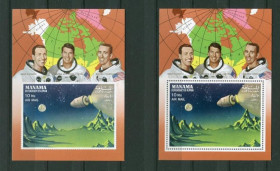 Освоєння космосу Освоение космоса ^/--/^ Манама Manama Space 1968 Mi Bl A /--/ 12 /--/ AB Apollo 7 mission and portraits of the astronauts.MNH Cv 31.00 ^_^^^ Манама Manama Space 1968 Mi Bl A /--/ 12 /--/ AB Apollo 7 mission and portraits of the astronauts. MNH Cv 31.00 - фото фото фото