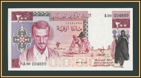 Інші країни Другие страны ^/--/^ Мавритания 200 угий 1977 P-3 /--/ B UNC ^_^^^ Мавританія 200 вугий 1977 P-3 /--/ B UNC - фото фото фото