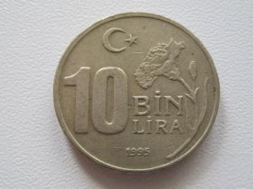 Туреччина Турция ^/--/^ Турция 10000 лир 1995 года 15486 ^_^^^ Туреччина 10000 лір 1995 15486 - фото фото фото