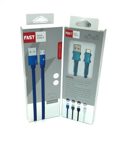 Кабелі Кабели ^/--/^ USB кабель / Дата кабель Fast Charge TC-105 black-box Type C Blue - фото фото фото