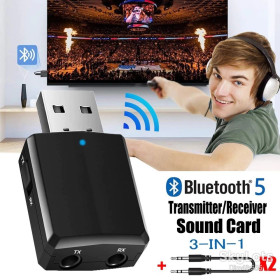 USB адаптери USB адаптеры ^/--/^ Адаптер USB Bluetooth 5.0 ZF-169 Plus передатчик-приемник 3 в 1, USB power, A /--/ 2 /--/ DP+AVRCP, DC /--/ 3.5, LED ^_^^^ Адаптер USB Bluetooth 5.0 ZF-169 Plus передавач-приймач 3 в 1, USB power, A /--/ 2 /--/ DP+AVRCP, DC /--/ 3.5, LED - фото фото фото