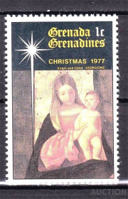 Мистецтво Искусство ^/--/^ NM Искусство . Гренада 1977 г MNH - Рождество - ^_^^^ Гренада 1977 MNH - Різдво - фото фото фото
