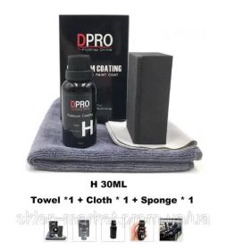 Інше Другое ^/--/^ Жидкое стекло кераммика 9 /--/ H DPRO type H 30 ml для нанесения на автомобиль ^_^^^ Рідке скло кераміка 9 /--/ H DPRO type H 30 ml для нанесення на автомобіль - фото фото фото