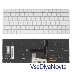 Клавіатури Клавиатуры ^/--/^ Клавиатура для ноутбука ASUS (UX /--/ 334 series) rus, white, без фрейма, подсветка клавиш ^_^^^ Клавіатура для ноутбука ASUS (UX /--/ 334 series) rus, white, без фрейму, підсвічування клавіш - фото фото фото