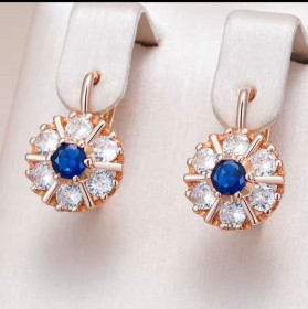 Сережки Серьги ^/--/^ Шикарные серьги с кристаллами ^_^^^ Шикарні сережки з кристалами - фото фото фото