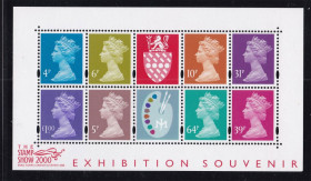 Великобританія Великобритания ^/--/^ Великобритания  2000 г MNH - HM QE-II -  стандарт - блок - выставка - малый тираж ^_^^^ Великобританія 2000 р MNH - HM QE-II - стандарт - блок - виставка - малий тираж - фото фото фото