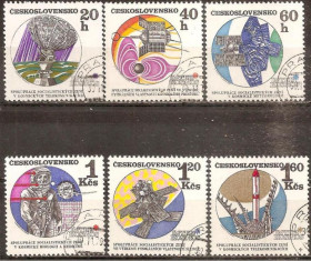 Чехословаччина Чехословакия ^/--/^ Чехословакия 1970 Sc.1716-1721 used ^_^^^ Чехословаччина 1970 Sc.1716-1721 used - фото фото фото
