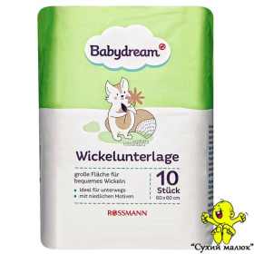 Підгузники, серветки Подгузники, салфетки ^/--/^ Wickelunterlage BABYDREAM пеленальный коврик пеленка 10 штук НОВЫЕ ^_^^^ ТОРГ Wickelunterlage BABYDREAM пеленальний килимок пеленку 10 штук - фото фото фото