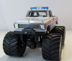 : Закордонні : Зарубежные ^/--/^ Chevrolet K-10 1972, Greenlight. 1:43 коробка. Monster Truck Rocket. Шевроле K-10 1972 - фото фото фото