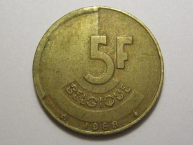 Бельгія Бельгия ^/--/^ Бельгия 5 франков 1988 года BELGIQUE 3 /--/ П /--/ 735 ^_^^^ Бельгія 5 франків 1988 року BELGIQUE 3 /--/ П /--/ 735 - фото фото фото