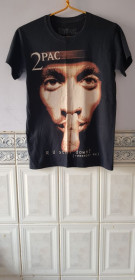 Футболки, майки Футболки, майки ^/--/^ Футболка &amp;quot;2 /--/ pac&amp;quot;  (100% cotton, S, Honduras) б/у ^_^^^ Футболка &amp;quot;2 /--/ pac&amp;quot; (100% cotton, S, Honduras) б/у - фото фото фото