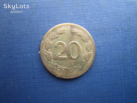 Еквадор Эквадор ^/--/^ Монета 20 сентаво Еквадор 1944 рідкісна ^_^^^ Монета 20 сентаво Эквадор 1944 редка - фото фото фото
