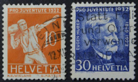 Інше Другое ^/--/^ Швейцария  Метание камней, политик Ойген Хубер 1932 ^_^^^ Швейцарія Метання каменів, політик Ойген Хубер 1932 - фото фото фото
