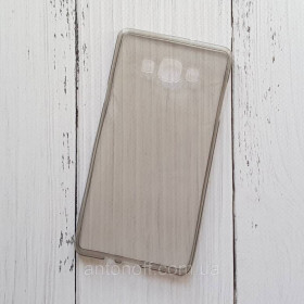 Зарядні пристрої Зарядные устройства ^/--/^ Чохол для Samsung Galaxy A /--/ 7 2015 (A /--/ 700) силіконовий, прозорий, сірий ^_^^^ Чехол Samsung A /--/ 700 /--/ H Galaxy A /--/ 7 для телефона силиконовый Серый - фото фото фото