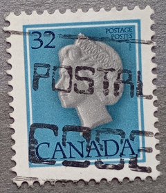 Північна Америка Северная Америка ^/--/^ Канада 1983 г - Королева Елизавета II, гаш ^_^^^ Канада 1983 — Королева Єлизавета II, гаш - фото фото фото
