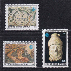Мистецтво Искусство ^/--/^ Кипр 1982 г MNH - ^_^^^ Кіпр 1982 MNH - фото фото фото