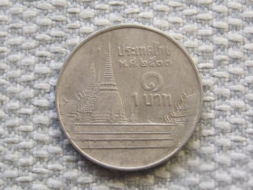 Таїланд Таиланд ^/--/^ Таиланд 1 бат 1990 года 5955 ^_^^^ Таїланд 1 бат 1990 року 5955 - фото фото фото