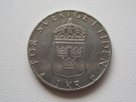 Швеція Швеция ^/--/^ Швеция 1 крона 1981 года 30757 ^_^^^ Швеція 1 крона 1981 року 30757 - фото фото фото