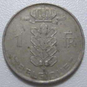 Бельгія Бельгия ^/--/^ Бельгія 1 франк 1951 року Belgique 42533 ^_^^^ Бельгия 1 франк 1951 года Belgique 42533 - фото фото фото
