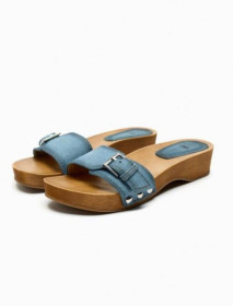 Шльопанці Шлепанцы ^/--/^ Джинсовые шлёпанцы Zara. ^_^^^ Джинсові шлепанці Zara. - фото фото фото