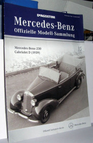 : Закордонні : Зарубежные ^/--/^ 1939 Mercedes-Benz 230  (W /--/ 153) Cabriolet D #15 Mercedes-Benz Offizielle Modell-Sammlung ЖУРНАЛ ^_^^^ 1939 Mercedes-Benz 230 (W /--/ 153) Cabriolet D #15 Mercedes-Benz Offizielle Modell-Sammlung ЖУРНАЛ - фото фото фото
